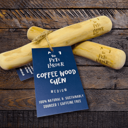 Natural Coffee Wood Chew For Dogs The Pets Larder Natural Pet Shop.