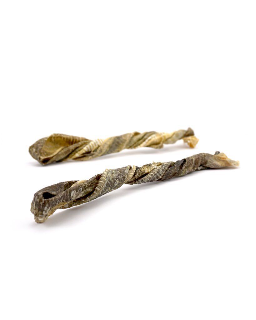 Large Fish Skin Twirls for Dogs - Natural Dog Chews