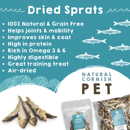 Dried Sprats for Dogs - Natural Dog Treats