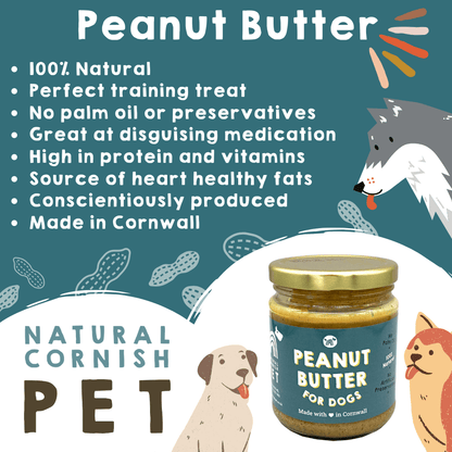 Cornish Peanut Butter for Dogs - Natural Dog Treats